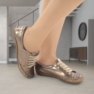 MOCATENIS FEMININO TENIS METALIZADO DOURADO CALCE FACIL DE BLOGUEIRA em Oferta na Shopee