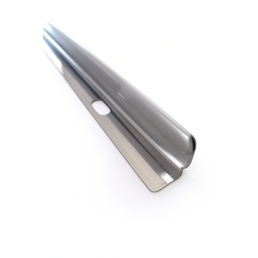 Kit 2 Suporte Soleira 1,00m Perfil L Metálico Porta Transição Piso Acabamento Inox Escovado 430 em Oferta na Shopee