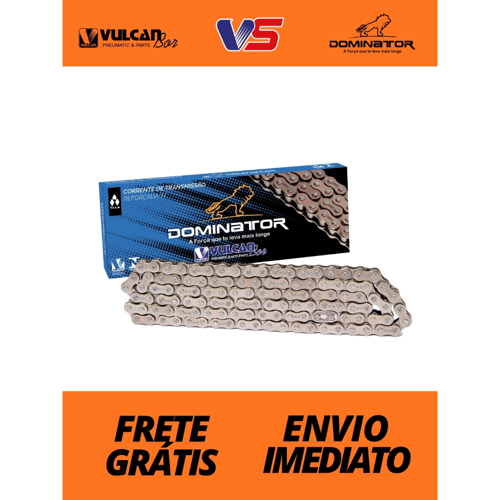 Corrente Transmissão Moto Reforçada 428h X 116l Honda  CG Titan /Fan125 Yes 125 Speed 150 em Oferta na Shopee