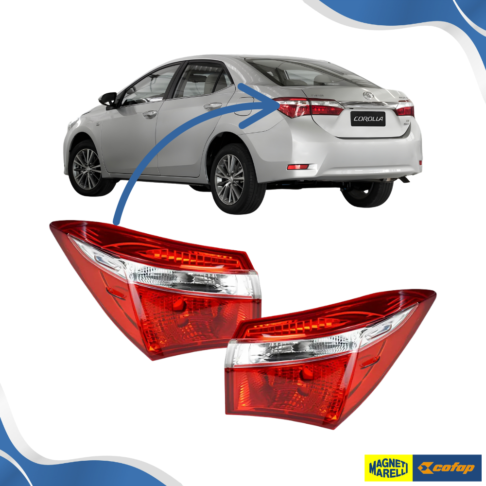 Lanterna Traseira Corolla Canto 2015 2016 2017 - Original MAGNETI MARELLI