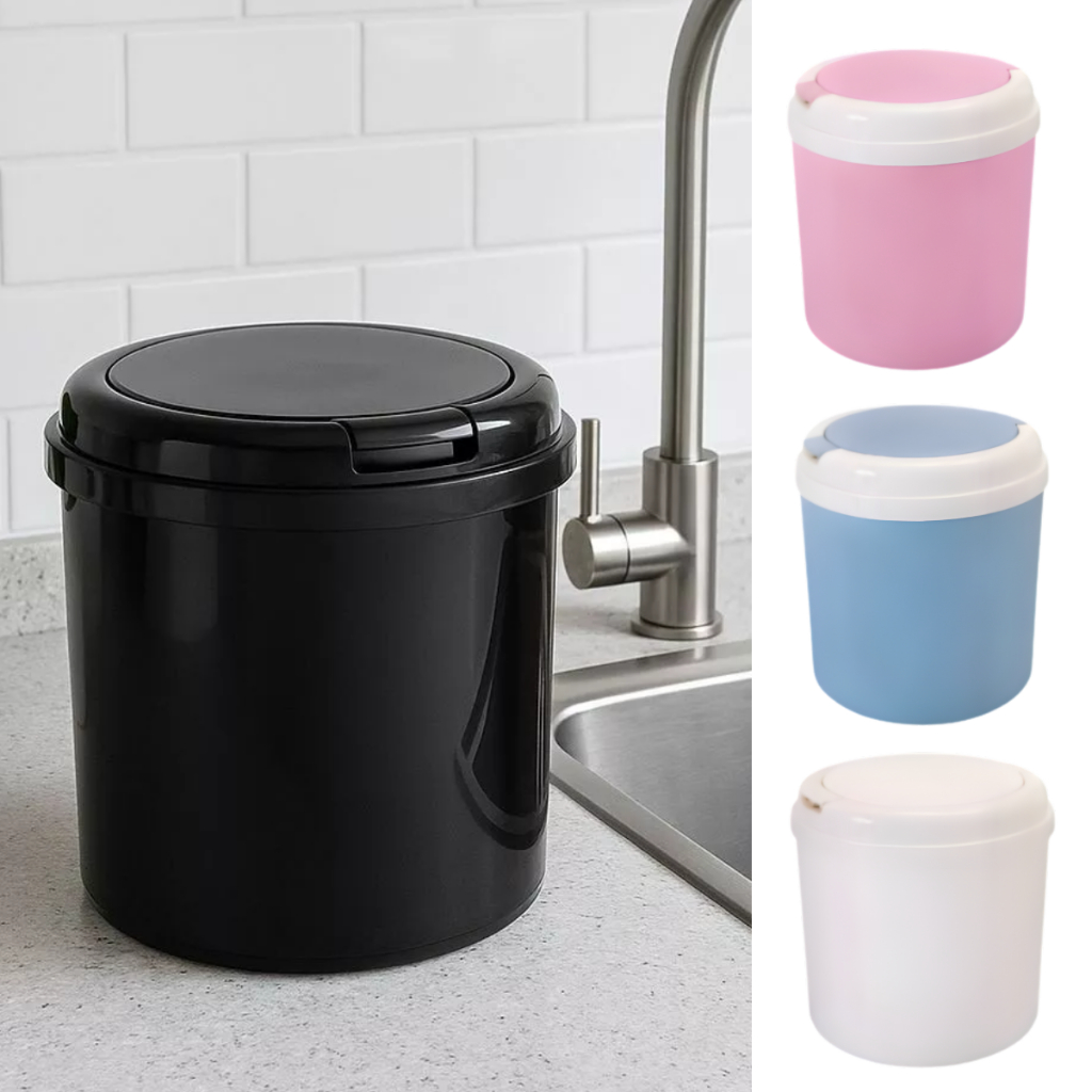 Lixeira Max Toc tampa Click 6 litros em Oferta na Shopee