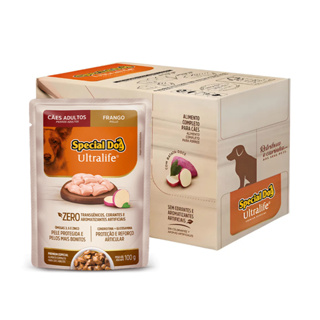 Kit 12 Sachês Special Dog Adulto Frango Ultra Life 100 g em Oferta na Shopee