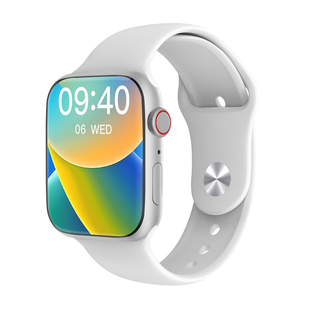 Smartwatch W29 Pro 2.15” IPS Bluetooth Chamadas IP68 NFC ECG 500+ Mostradores + Wireless branco