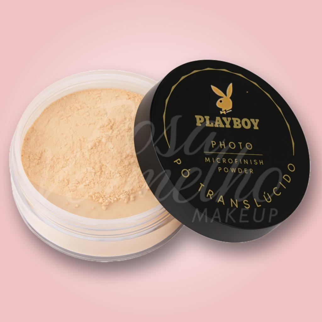 Pó Translúcido Playboy Beauty 16g – Pó Solto Facial, Acabamento Matte e Aveludado em Oferta na Shopee