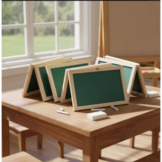 Kit Com 50 Mini Lousa Giz 20x30cm ( Com Giz E Apagador) para Escola em Oferta na Shopee