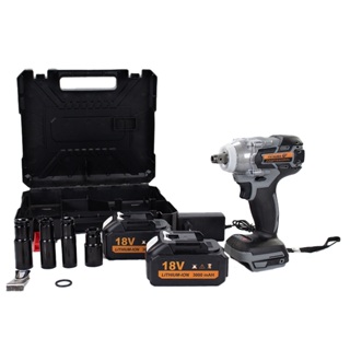 Chave de Impacto Brushless Profissional 300Nm 18V 2400rpm + Maleta, 2 Baterias e 4 Soquetes Pró Euro em Oferta na Shopee