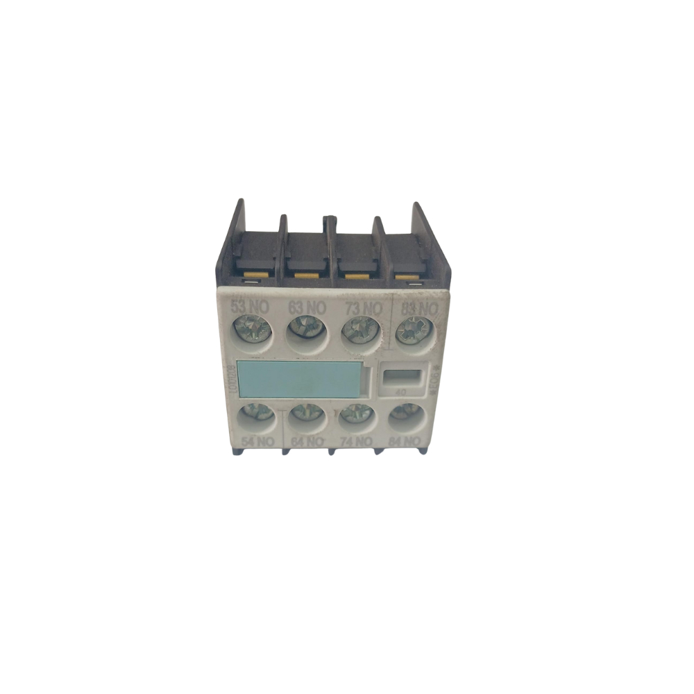 BLOCO CONTATO AUXILIAR CONTATOR FRONTAL 220V 4NA 3RH29111FA40 SIEMENS