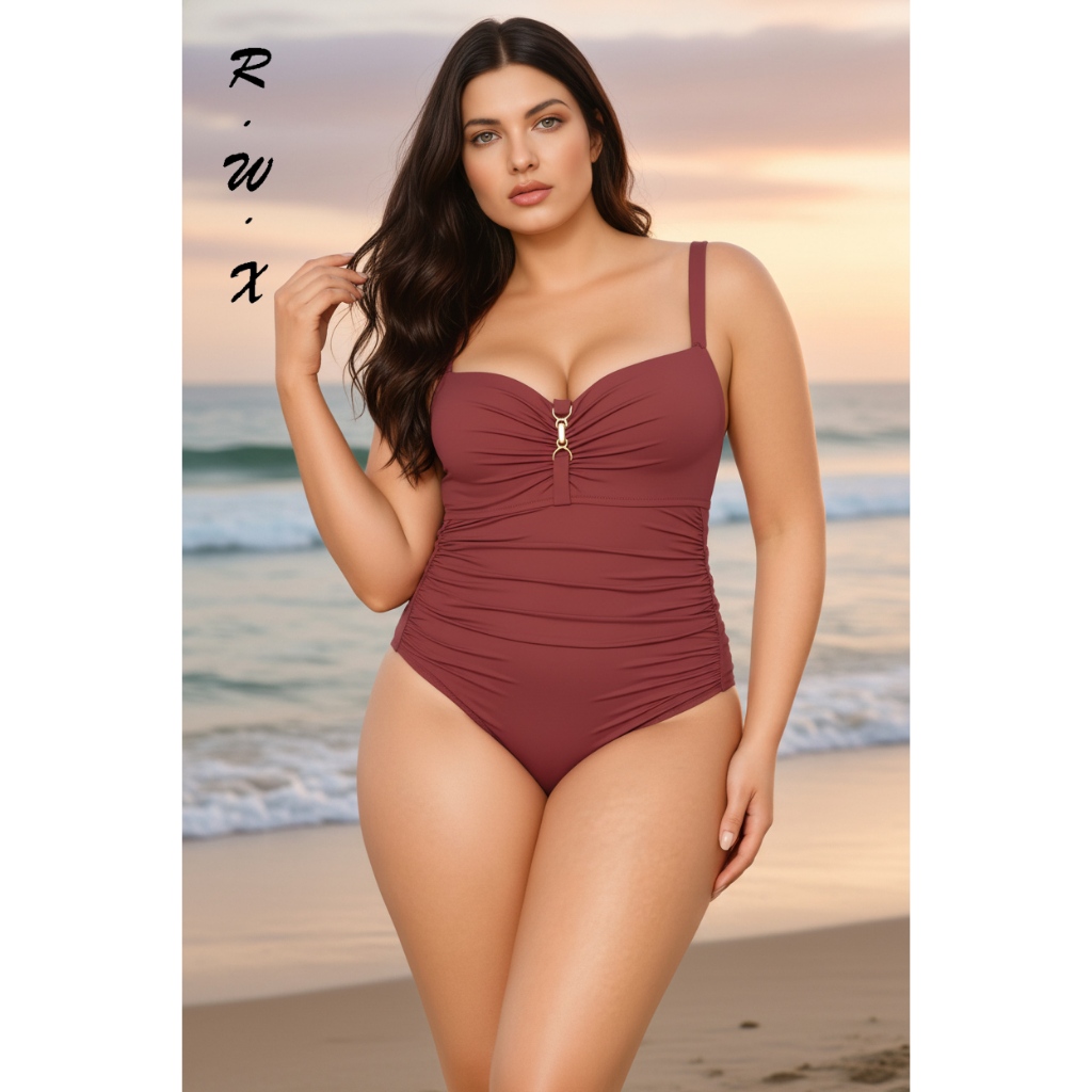 RWX  VEST Maiô Plus Size Sofisticado com Sustentação e Modelagem Perfeita 2025 XX536