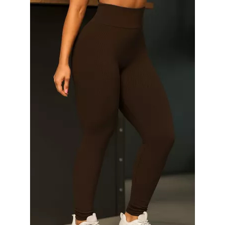 Calça Legging Feminina Tecido Poliamida Canelado Premium Sem Transparência Academia Fitness