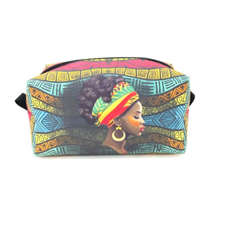 Necessaire Africa  Africana Étnica Color Consciência Negra Personalizada