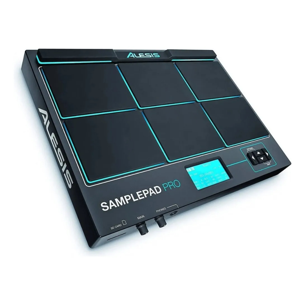 Imagem Bateria Eletrônica Alesis Samplepad Pro 8 Pads Led Midi Preto