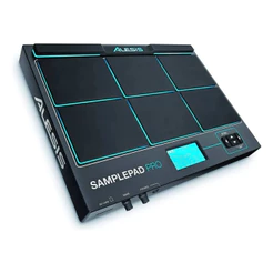 Bateria Eletrônica Alesis Samplepad Pro 8 Pads Led Midi Preto