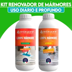 Kit Limpador de Mármores Uso Diário e Profundo 1L Bellinzoni