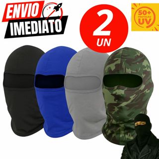 Kit 2 Toucas Ninjas Balaclava UV 50+ Motoqueiro Motoboy Toca Preta Proteção Solar Térmica em Oferta na Shopee