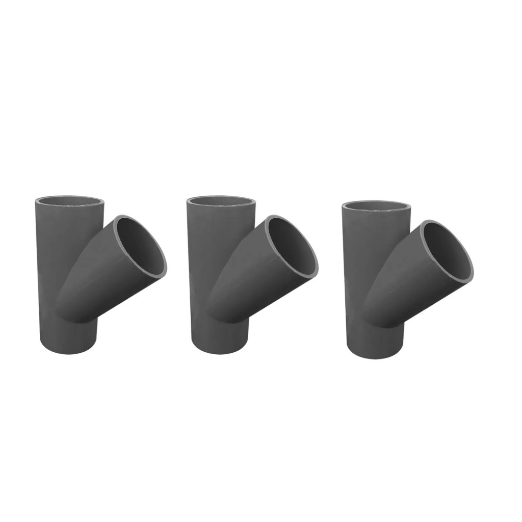 Kit Com 3 Conexões Em Y 32mm Pvc 1 Polegada Ofa Ambiental
