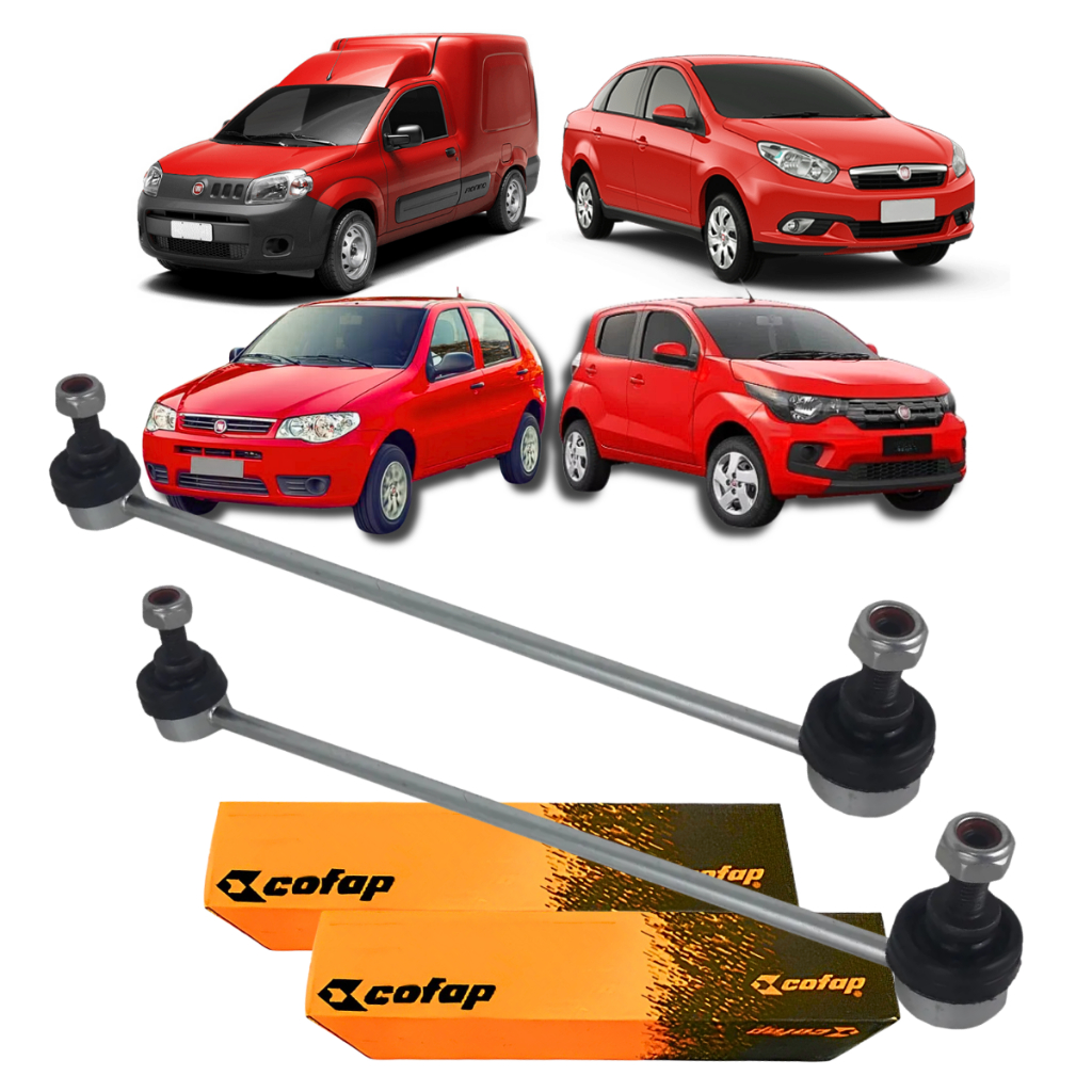 Par Bieleta Fiat Fiorino Grand Siena Mobi Palio 1.0 6v 1.0 8v 1.3 8v 1.4 8v 1.6 16v 2010 á 2021 em Oferta na Shopee