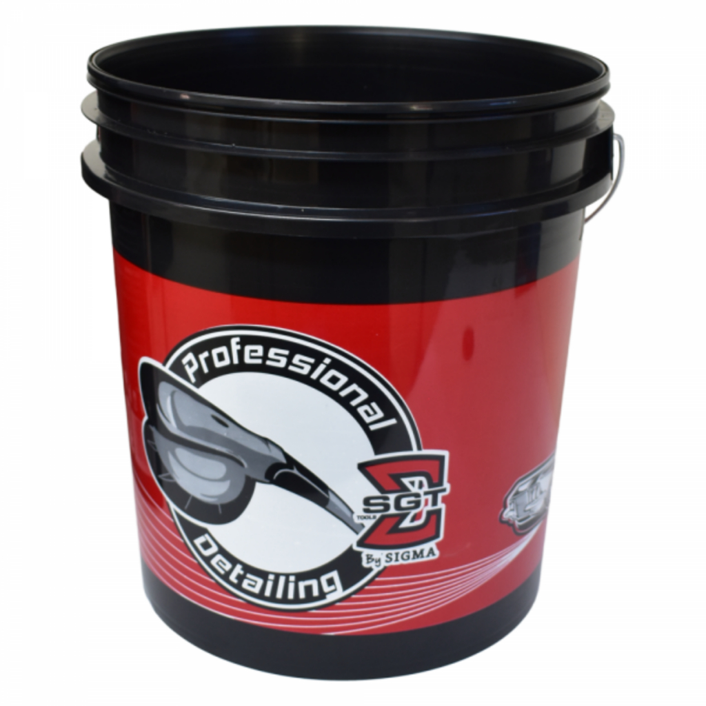 Balde Detailer 18l Preto E Vermelho Sigma Tools