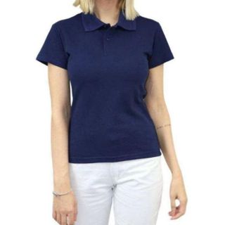 Camisa Polo Feminina Babylook  Piquet Lisa em Oferta na Shopee