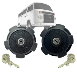 Tampa Combustível da Kombi 1957 a 2013 - modelo Alcool com rosca e chave