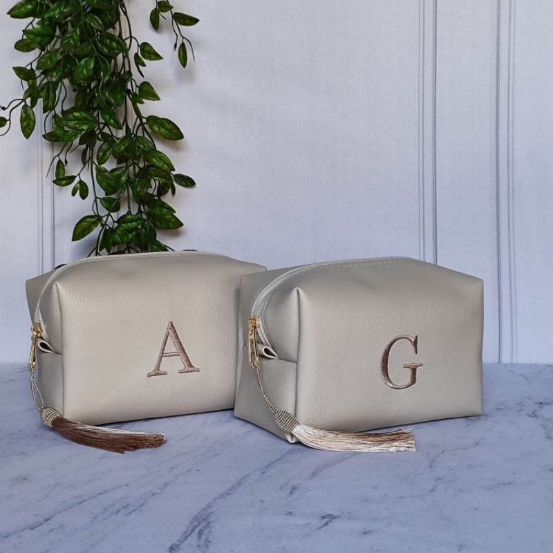 Kit 2 Necessaires Personalizadas com pingente Tassel