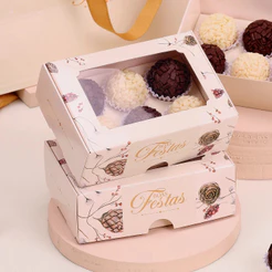 20 CAIXA PARA 6 DOCES NATAL CLASSICA 5078 ( JANGO NATAL 2025 )