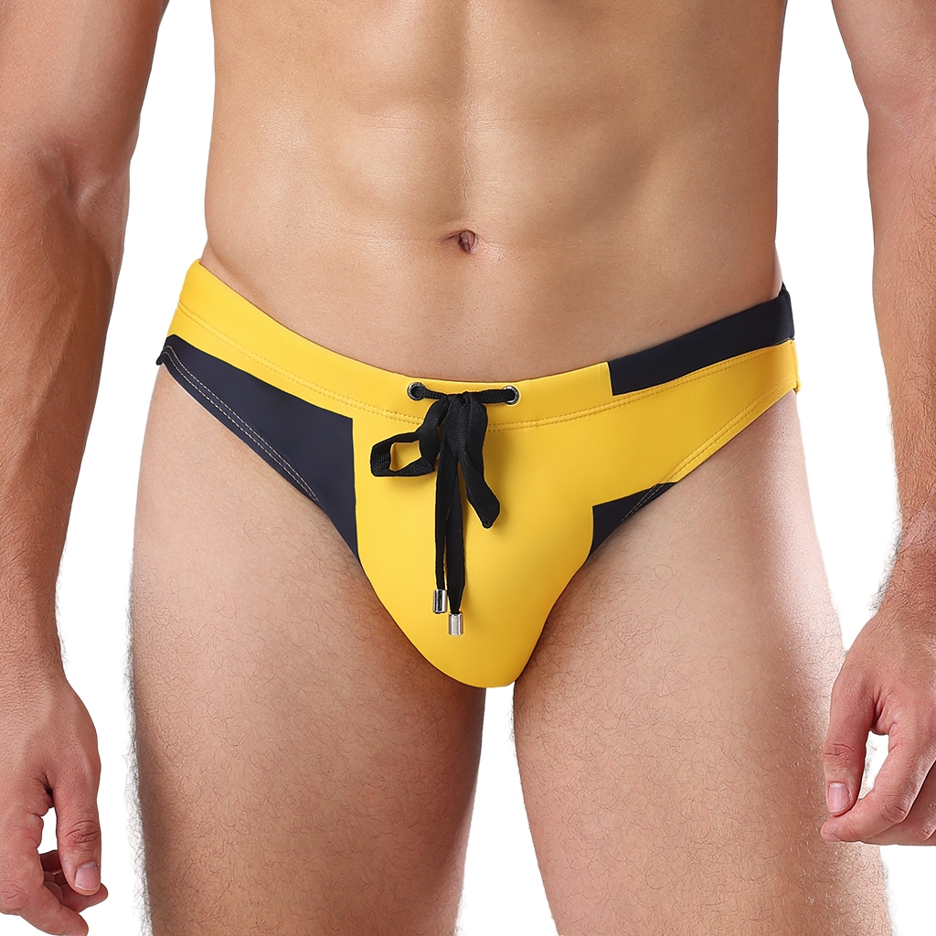 Z&D Lingerie Sungas Masculinas Cuecas Cavadas Impressas Cor Contraste Simplificada Casual Apertada Com Bojo24164 em Oferta na Shopee