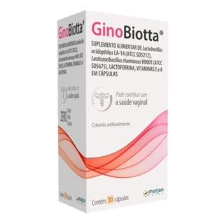 GinoBiotta 30 Cápsulas Marjan Suplemento Alimentar para Saúde Feminina em Oferta na Shopee