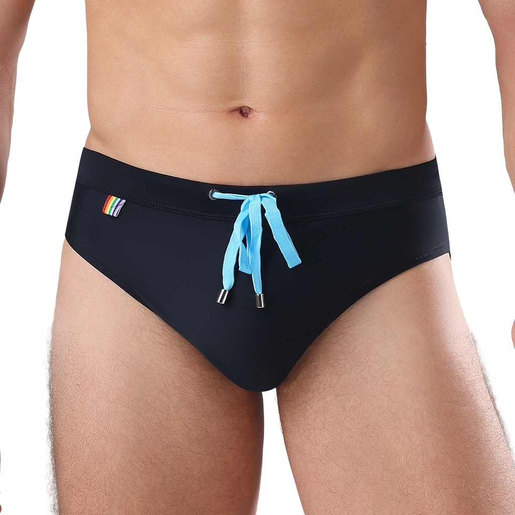 Z&D Lingerie Sungas Masculinas Cuecas Cavadas Cor Sólida bolso traseiro Arco-Íris Tendência Moda Com Bojo 24170