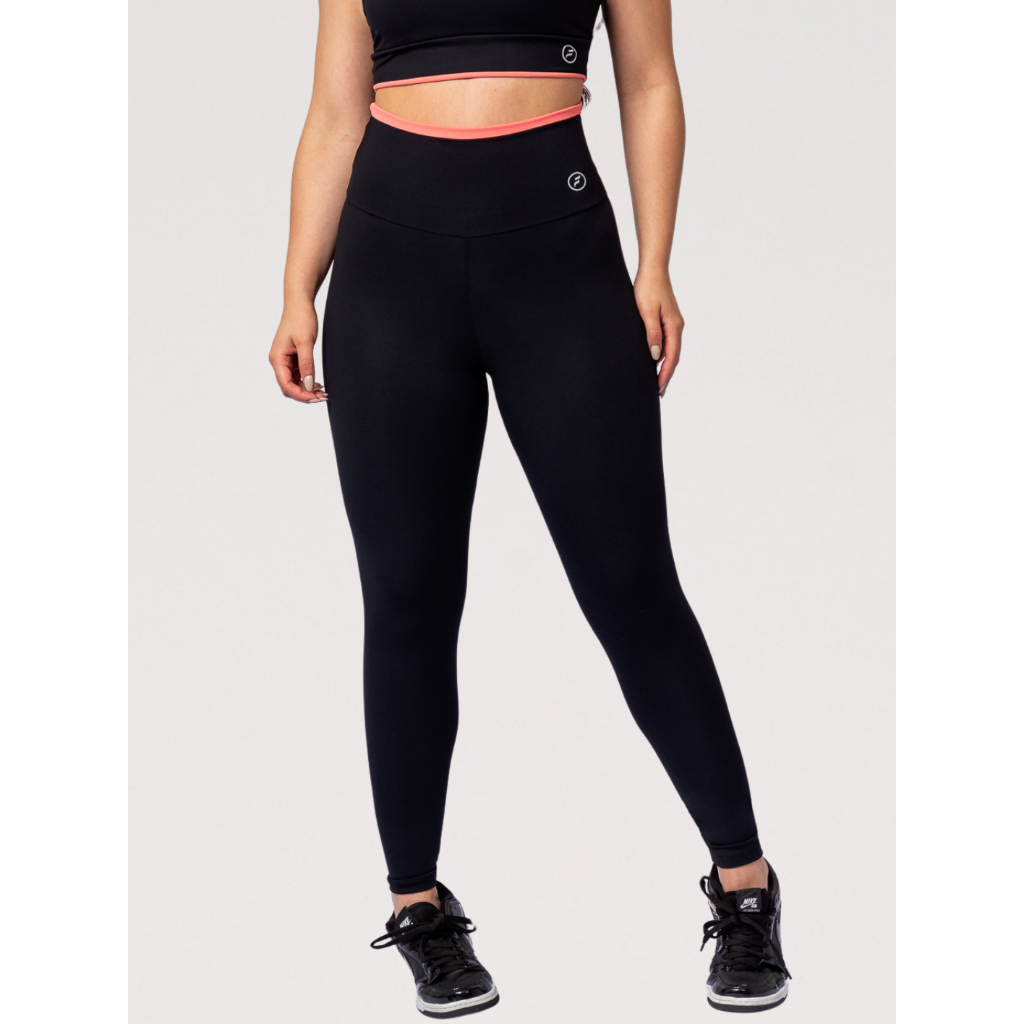 Legging Fitness Element Calça Academia Suplex Zero Transparencia Cós Alto feminina