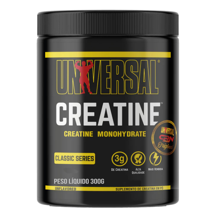 Creatina Universal 300g Pura Monohidratada