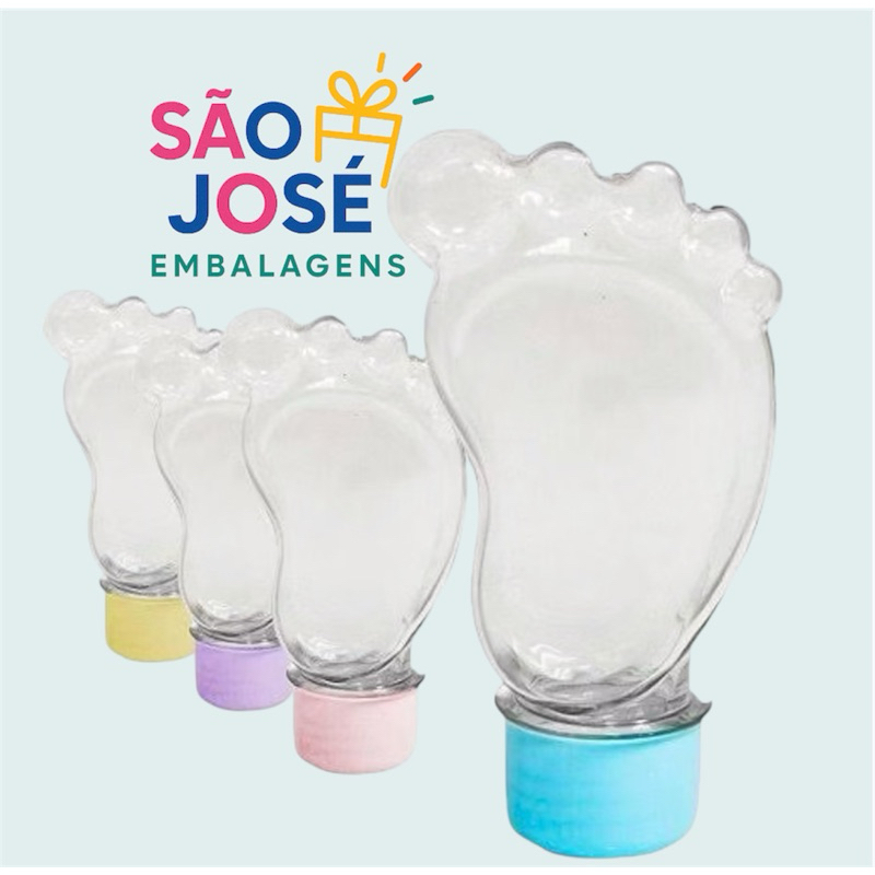 Tubete Pezinho c/ tampa - 30 unidades em Oferta na Shopee