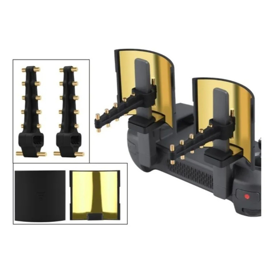 Kit Amplificador De Sinal Antena Controlador Controle Remoto Acessório Para Drone Dji Fimi