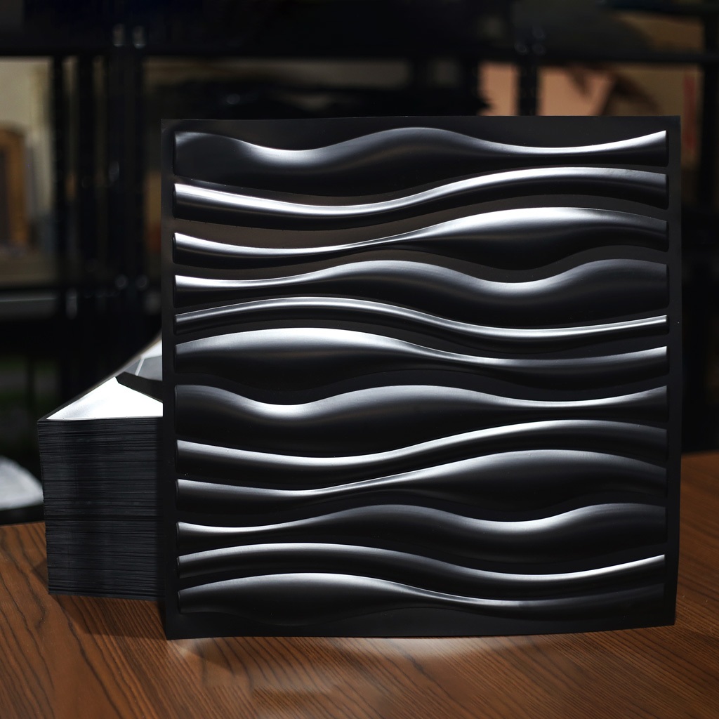 Kit 30 Placas 3D PVC 50x50cm Revestimento de Parede em Oferta na Shopee