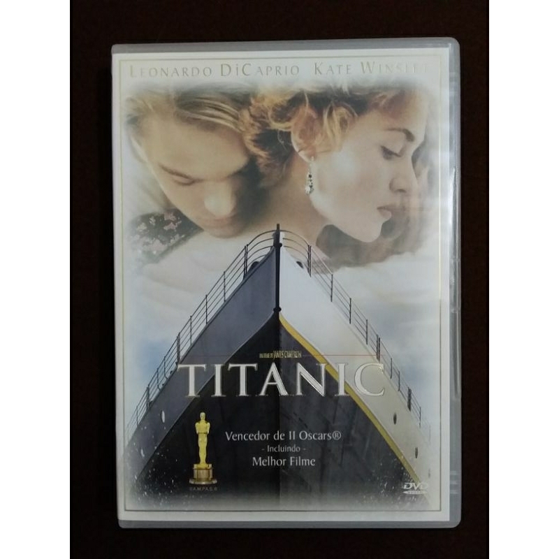 DVD Titanic (Leonardo DiCaprio e Kate Winslet)