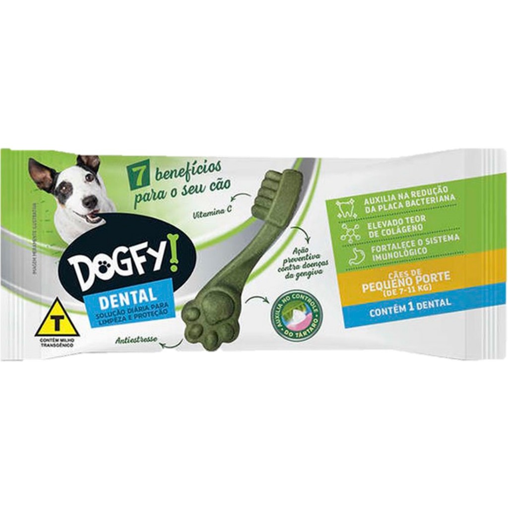 Petisco Dogfy Dental Original | Petisco Anti Tártaro e Mau Hálito para Cães