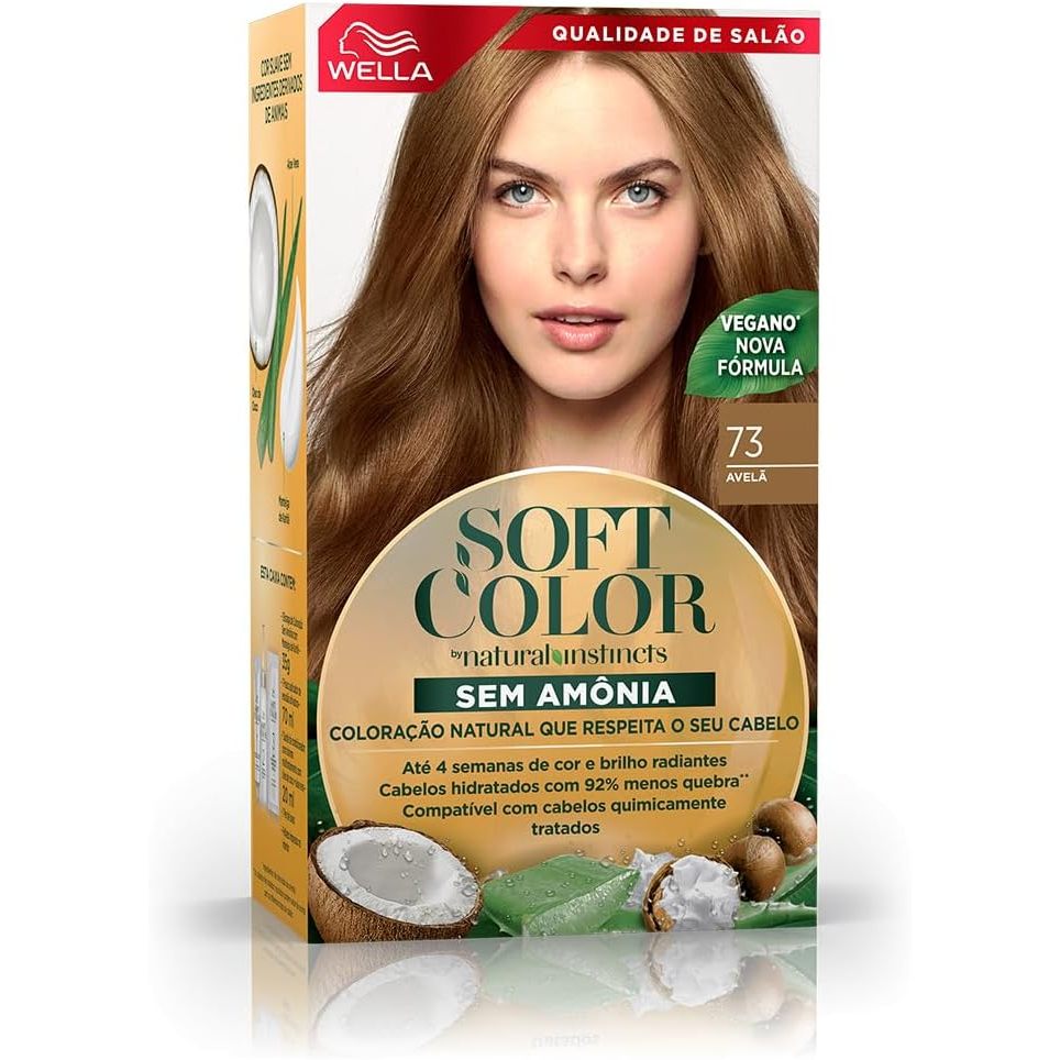 Tinta De Cabelo Soft Color Avelã 73 em Oferta na Shopee