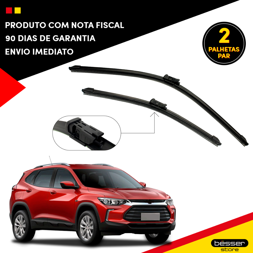 Par Palheta Limpador Parabrisa Chevrolet Tracker 2020 À 2024 Paleta Limpador Parabrisa Tracker em Oferta na Shopee