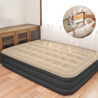 Cama De Ar Colchão Inflável Casal - Solteiro Dupla Com Bomba Integrada LUMINAX em Oferta na Shopee
