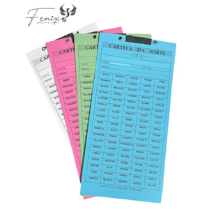 Cartela De Rifa Sorte Nomes Números Times De Futebol 25 30 50 100 150 200 em Oferta na Shopee