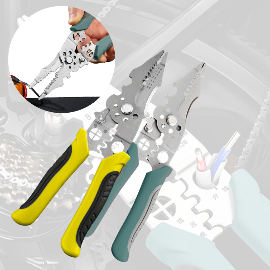 Alicate Ferramenta Multifuncional Descascador Cabo Cripador Decapador Fio Cripagem VANTAGEM em Oferta na Shopee