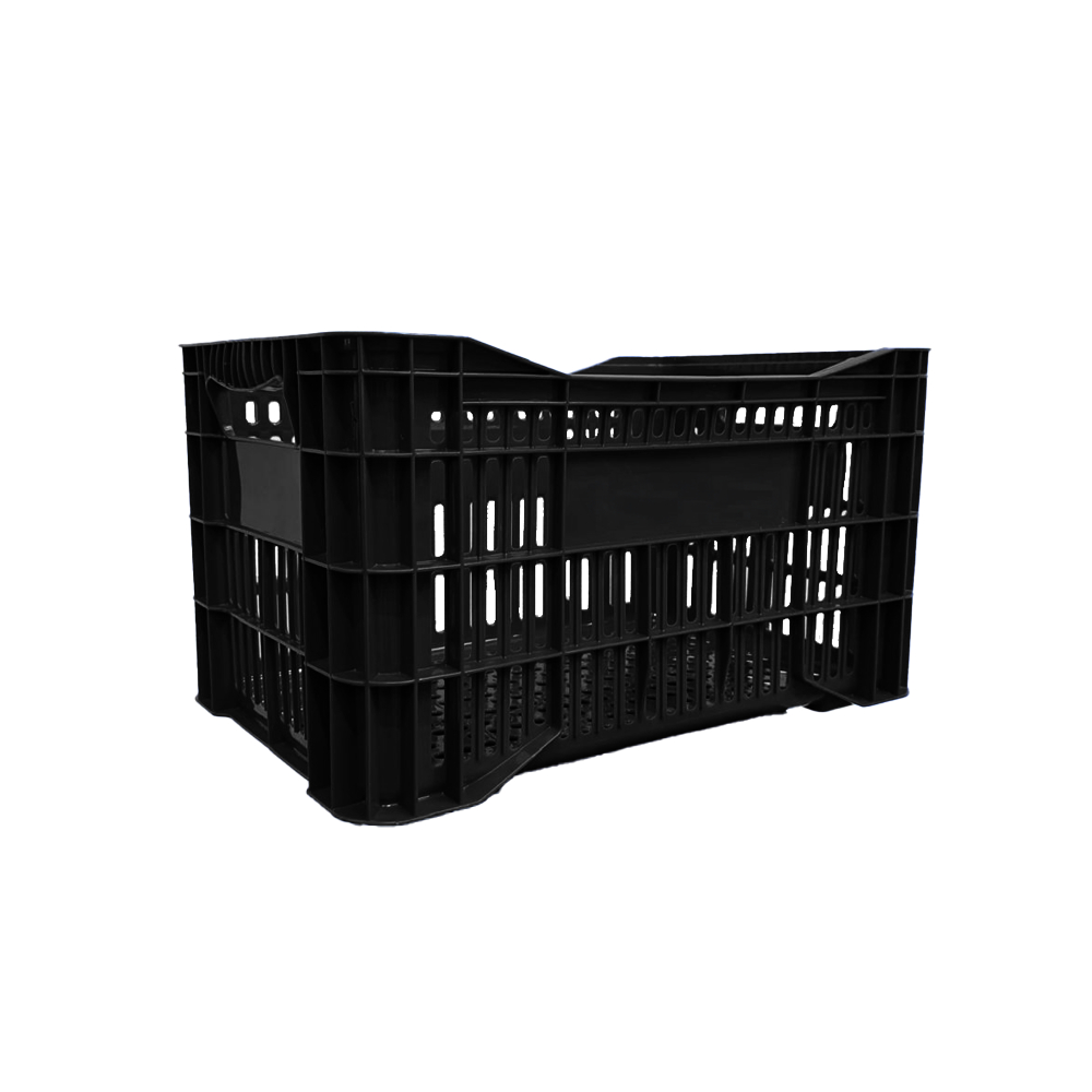Kits Com 4,5 ou 6 Caixas Plásticas Empilháveis Vazadas Ideal para Hortifruti e Compras Frutas e Verduras