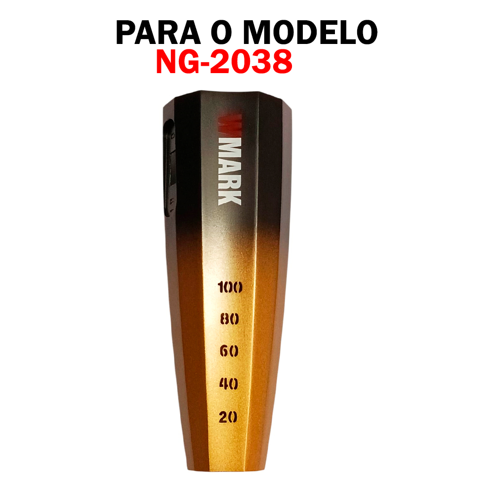Carcaca Traseira Para Maquina de Cabelo Wmark Ng 2038 Dourado