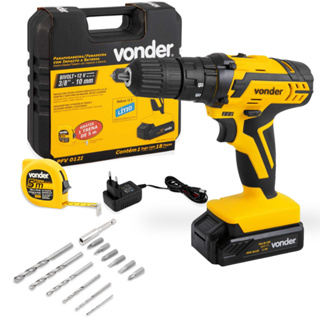 Parafusadeira Furadeira de Impacto Vonder PFV012I 12V Bivolt a Bateria em Oferta na Shopee