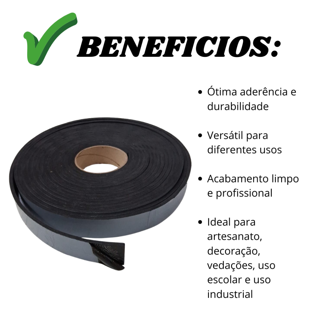 Fita Adesiva Eva. 3mm Espessura, 10 Mts De Comprimento — imagem 2 de 2