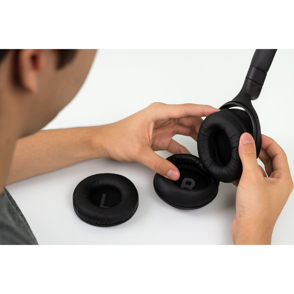 Par De Almofadas Macio Compatível Com Jbl Espuma T450 T500 T520 TUNE600BT TUNE660 em Oferta na Shopee