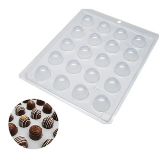 Forma Acetato Bwb Para Bombom Liso Pequeno 8g Cod.727