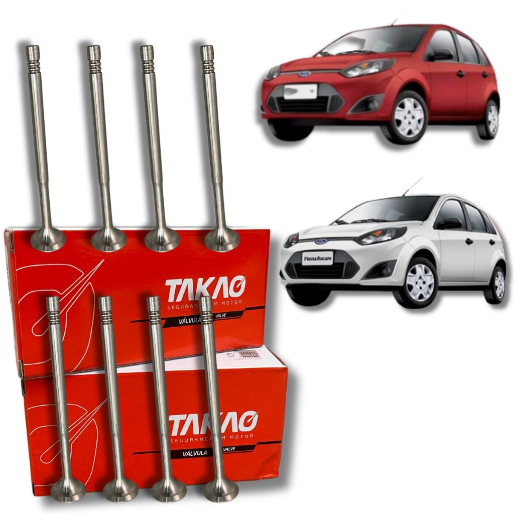 Kit Valvula Admissao Escape Fiesta Ka Ecosport 1.6 8v Zetec em Oferta na Shopee