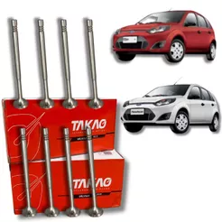 Kit Valvula Admissao Escape Fiesta Ka Ecosport 1.6 8v Zetec