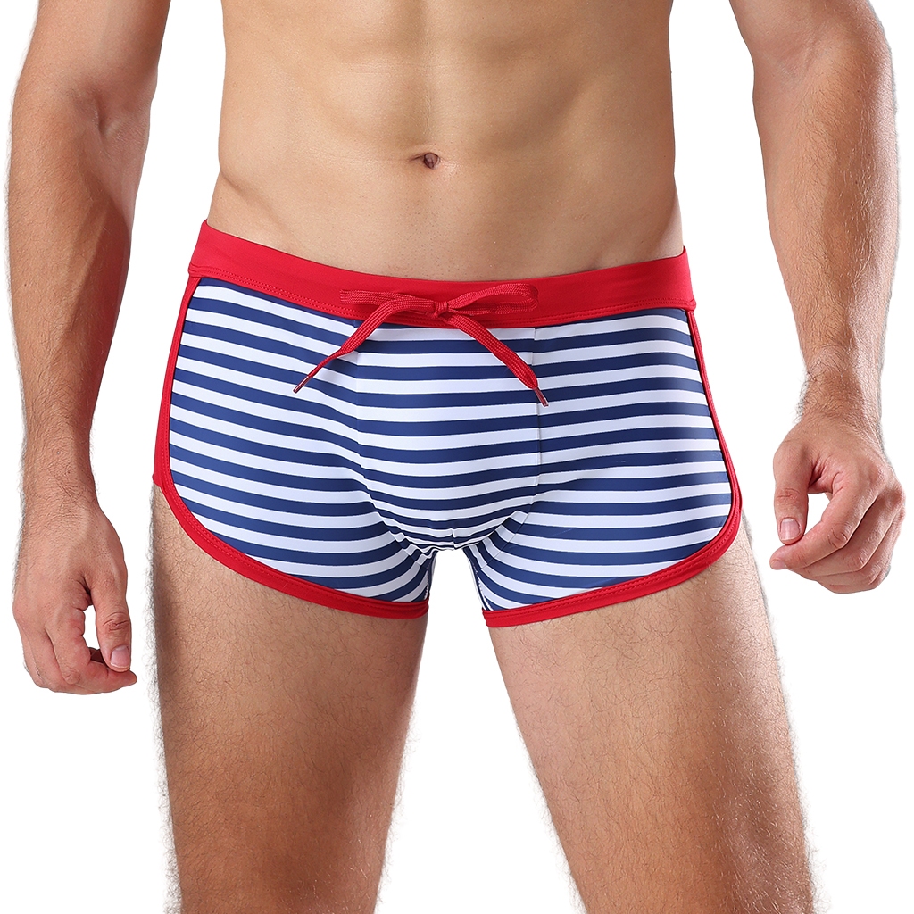 Z&D Lingerie Sungas Masculinas Cuecas Boxers  Listras Apertadas U Convexo Respirável Confortável Com Bojo UDL116 em Oferta na Shopee