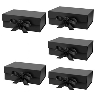 05 Caixas Presente Dobravél Rígida de Papel com Imã e Cetim Cores á escolher Kit c/5 em Oferta na Shopee